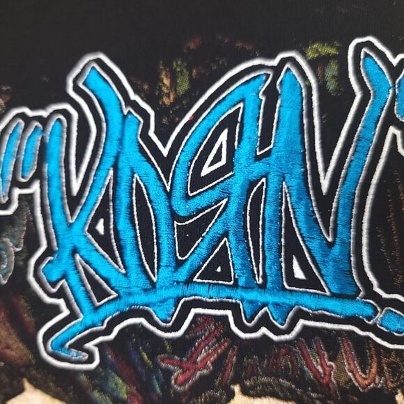 Korn T Shirt Vintage Y2K 2000s Untouchables Resurreccion Blue Mexican Bootleg - Picture 3 of 9